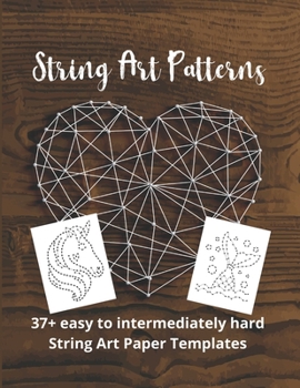 Paperback String Art Patterns: String Art Templates Book