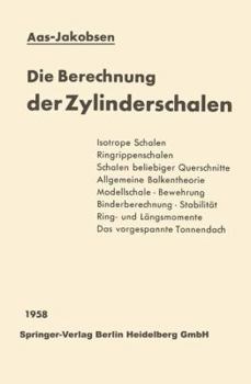 Paperback Die Berechnung Der Zylinderschalen [German] Book