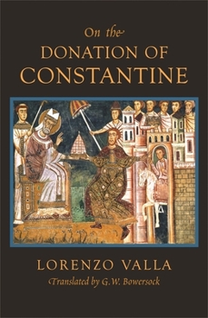 Paperback On the Donation of Constantine Book