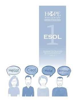 Paperback HOPE worldwide Centers of Excellence ESOL 1 Unit 2 Book