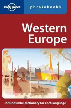 Paperback Lonely Planet Western Europe Phrasebook Book