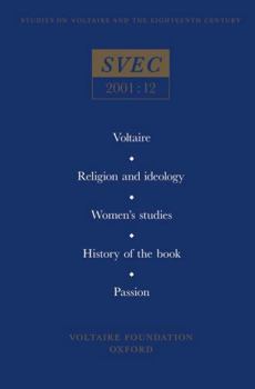 Hardcover Voltaire; Religion and Ideology; Women's Studies; History of the Book; Passion in the Eighteenth Century Book