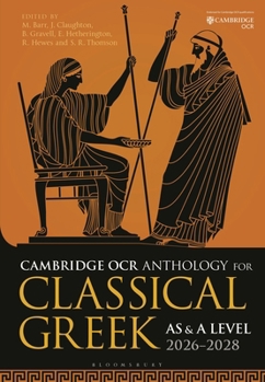 Paperback OCR Anthology for Classical Greek as and a Level: 2026-2028 Book
