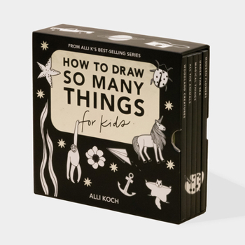 So Many Things: A Box Set of 5 How-To-Draw Books for Kids Book Cover