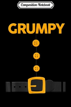 Paperback Composition Notebook: Grumpy Dwarf Costume Red Halloween Gift Idea Journal/Notebook Blank Lined Ruled 6x9 100 Pages Book