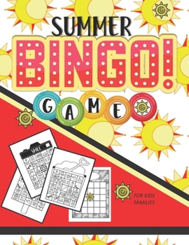 Paperback Summer Bingo Game for Kids: Color and Cut Out Picture Bingo Book