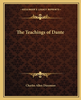 Paperback The Teachings of Dante Book