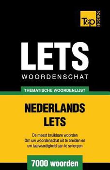Paperback Thematische woordenschat Nederlands-Lets - 7000 woorden [Dutch] Book