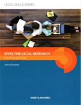Paperback Effective Legal Research Book
