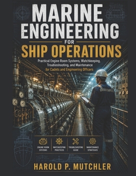 Paperback MARINE ENGINEERING FOR SHIP OPERATIONS: Practical Engine Room Systems, Watchkeeping, Troubleshooting, and Maintenance for Cadets and Engineering Officers (Engineering Pathways) Book