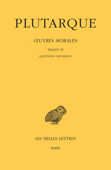 Paperback Plutarque, Oeuvres Morales: Tome XIII, 1ere Partie: Traite 59 [French] Book