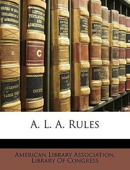 Paperback A. L. A. Rules Book