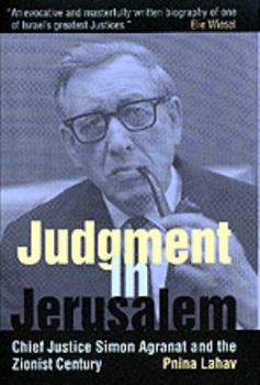 Hardcover Judgment in Jerusalem Book