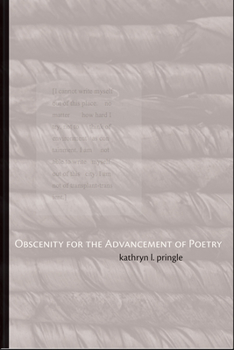 Paperback Obscenity for the Advancement of Poetry Book