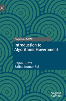 Hardcover Introduction to Algorithmic Government Book