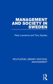 Paperback Management and Society in Sweden Book