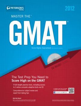 Paperback Master the GMAT 2012 - (w/ CD) Book