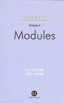 Hardcover Algebra, Volume 3: Modules Book