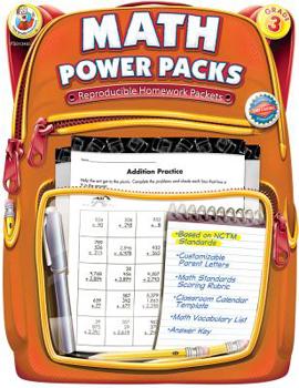 Paperback Math Power Packs, Grade 3 Book