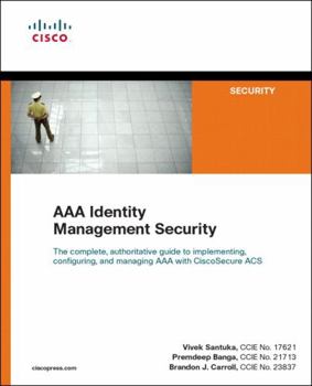 Paperback AAA Identity Management Security Book