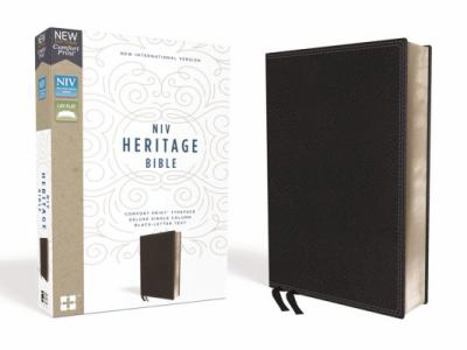 Imitation Leather NIV, Heritage Bible, Deluxe Single-Column, Imitation Leather, Black, Comfort Print Book
