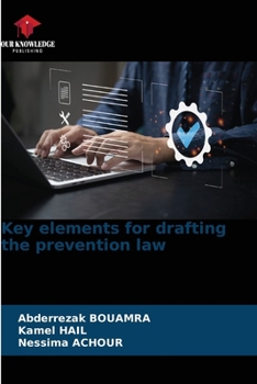 Paperback Key elements for drafting the prevention law Book