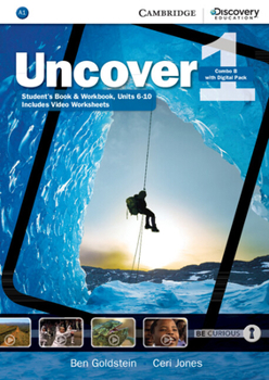 Paperback Uncover Level 1 Combo B with Online Workbook and Online Practice Book