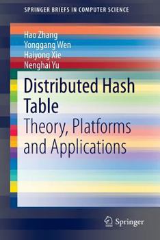 Paperback Distributed Hash Table: Theory, Platforms and Applications Book