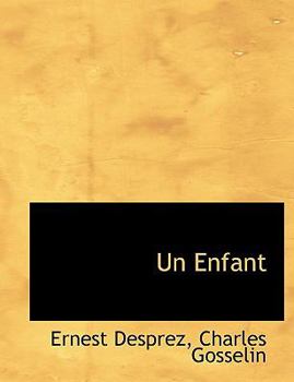 Paperback Un Enfant [French] Book