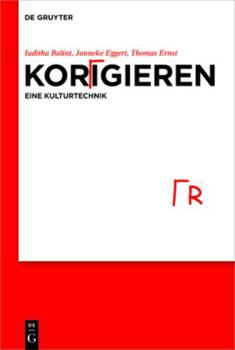 Hardcover Korrigieren - Eine Kulturtechnik [German] Book