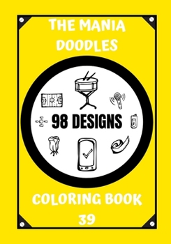 Paperback Coloring Book: The Mania Doodles Book