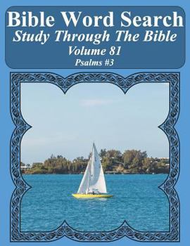 Paperback Bible Word Search Study Through The Bible: Volume 81 Psalms #3 [Large Print] Book