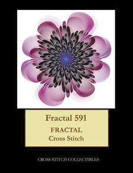 Paperback Fractal 591: Fractal cross stitch pattern [Large Print] Book