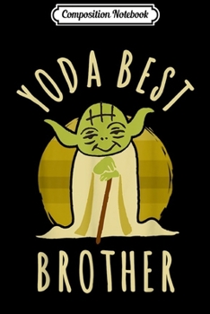 Paperback Composition Notebook: Yoda Best Brother Cartoon Yoda Journal/Notebook Blank Lined Ruled 6x9 100 Pages Book