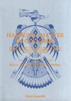 Hardcover Hadronic Matter in Collision - Proceedings of the Second International Workshop on Local Equilibrium in Strong Physics Book