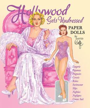 Paperback Hollywood Gets Undressed Paper Dolls Book