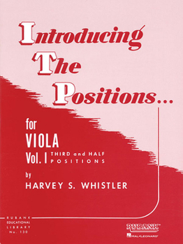 Paperback Introducing the Positions for Viola: Volume 1 - Third and Half Positions Book