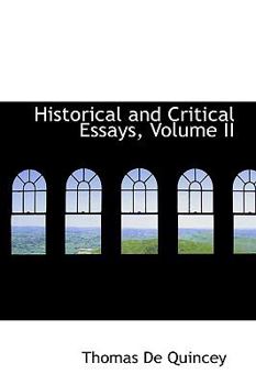 Paperback Historical and Critical Essays, Volume II Book