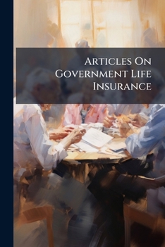 Paperback Articles On Government Life Insurance Book