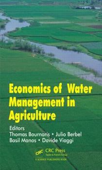 Hardcover Economics of Water Management in Agriculture Book