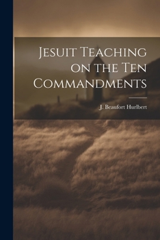 Paperback Jesuit Teaching on the Ten Commandments Book