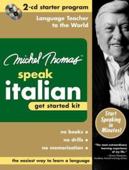 Audio CD Michel Thomas Speak Italian Get Started Kit Book