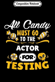 Composition Notebook: Funny Actor Halloween  Journal/Notebook Blank Lined Ruled 6x9 100 Pages