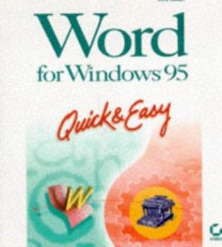 Paperback Word 7 for Windows 95 Quick and Easy Book
