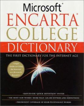 Hardcover Microsoft Encarta College Dictionary: The First Dictionary for the Internet Age Book