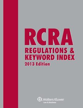 Paperback RCRA Regulations & Keyword Index, 2013 Edition Book