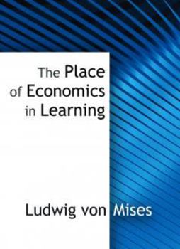 Paperback Place of Economics in Learning Book