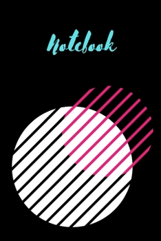 Paperback Notebook: Retro Circle Design Notebook/Journal/Planner-Perfect gift Christmas Birthday Anniversary Size 6" x 9" .120 Lined Pages Book