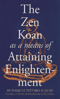 Paperback Zen Koan as a Means of Attaining Enlightenment Book