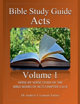 Paperback Bible Study Guide: Acts Volume 1 Book